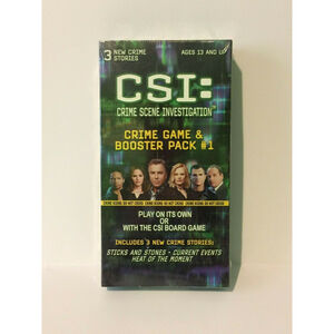 CSI Crime Scene Investigation Booster Pack #1 New Crime Scene: Do Not Cross NIB